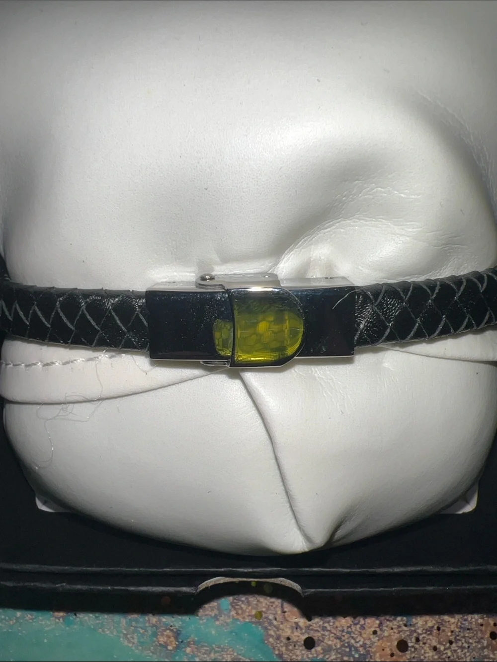INOX Black and Silver Stainless Steel Cable Men's Bracelet